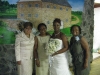 Teresita at nieces wedding with her sisters